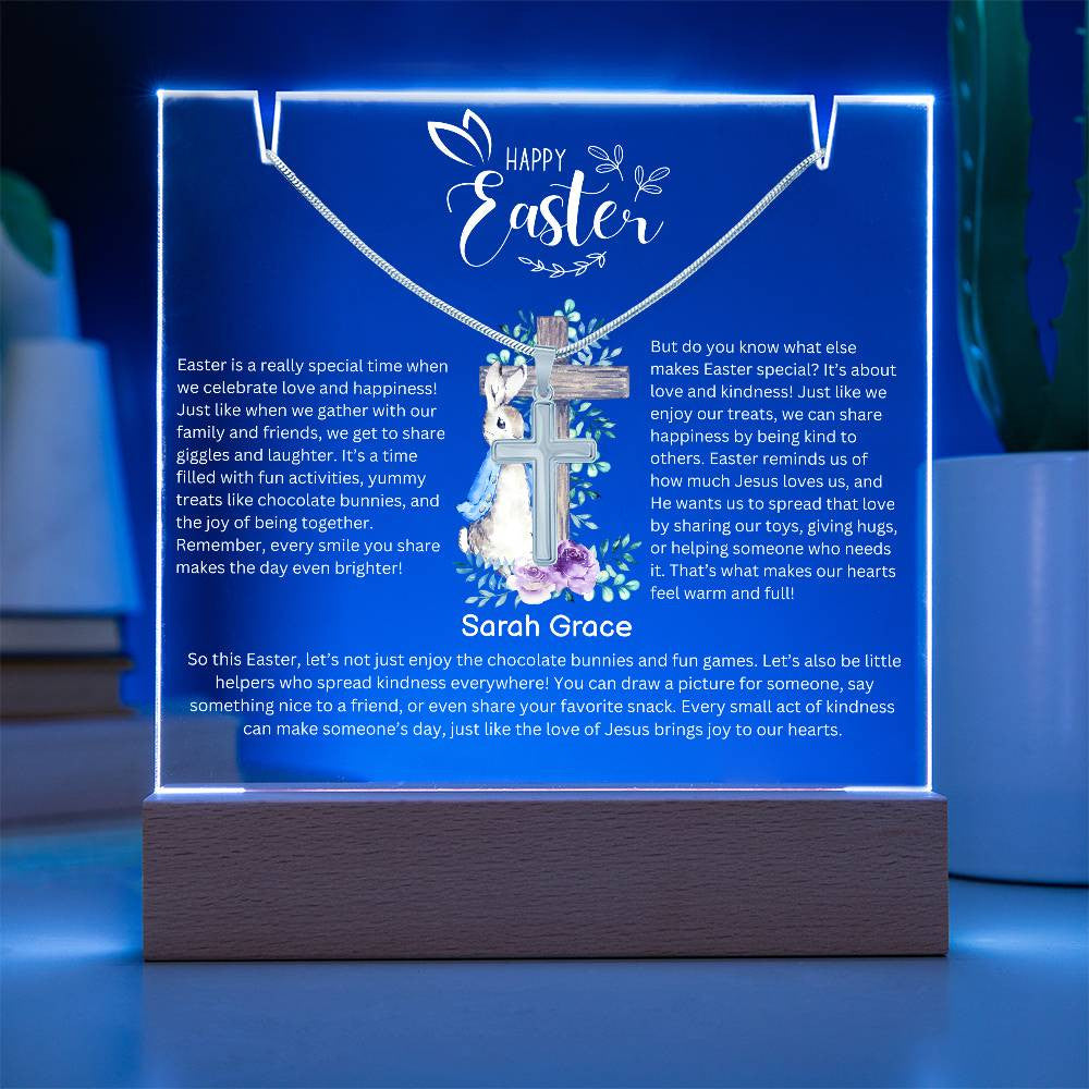 Personalized Easter Meaning Sign for Child