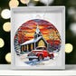 Country Christmas Red PIckup Truck Ornament-[Heartfelt Family Gift]