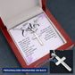 Easter Gift - Personalized Stainless Steel Cross Necklace - Engraved-[Heartfelt Family Gift]