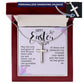 Easter Gift - Personalized Stainless Steel Cross Necklace - Engraved-[Heartfelt Family Gift]