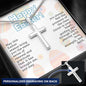 Easter Gift - Personalized Stainless Steel Cross Necklace - Engraved-[Heartfelt Family Gift]
