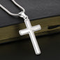 Easter Gift - Personalized Stainless Steel Cross Necklace - Engraved-[Heartfelt Family Gift]