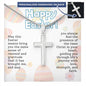 Easter Gift - Personalized Stainless Steel Cross Necklace - Engraved-[Heartfelt Family Gift]