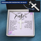 Easter Gift - Personalized Stainless Steel Cross Necklace - Engraved-[Heartfelt Family Gift]