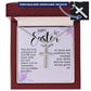 Easter Gift - Personalized Stainless Steel Cross Necklace - Engraved-[Heartfelt Family Gift]