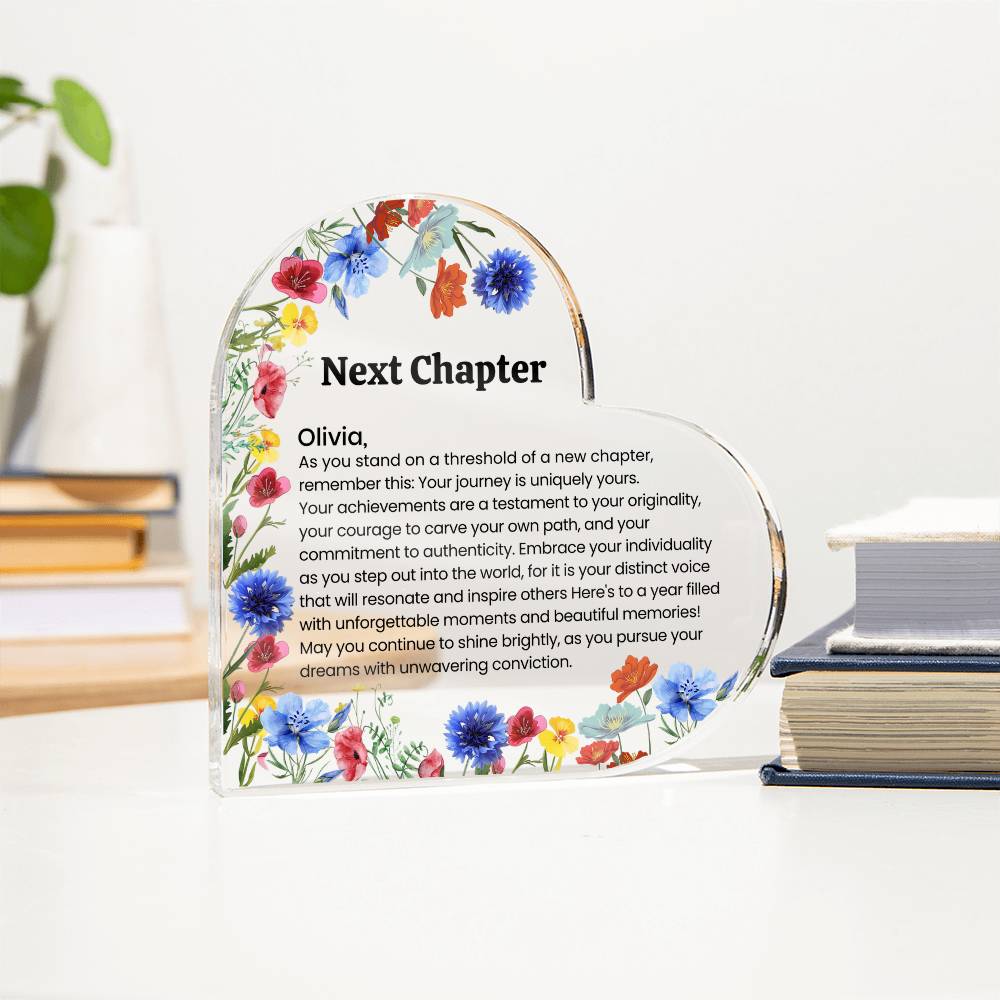 Acrylic Heart Plaque