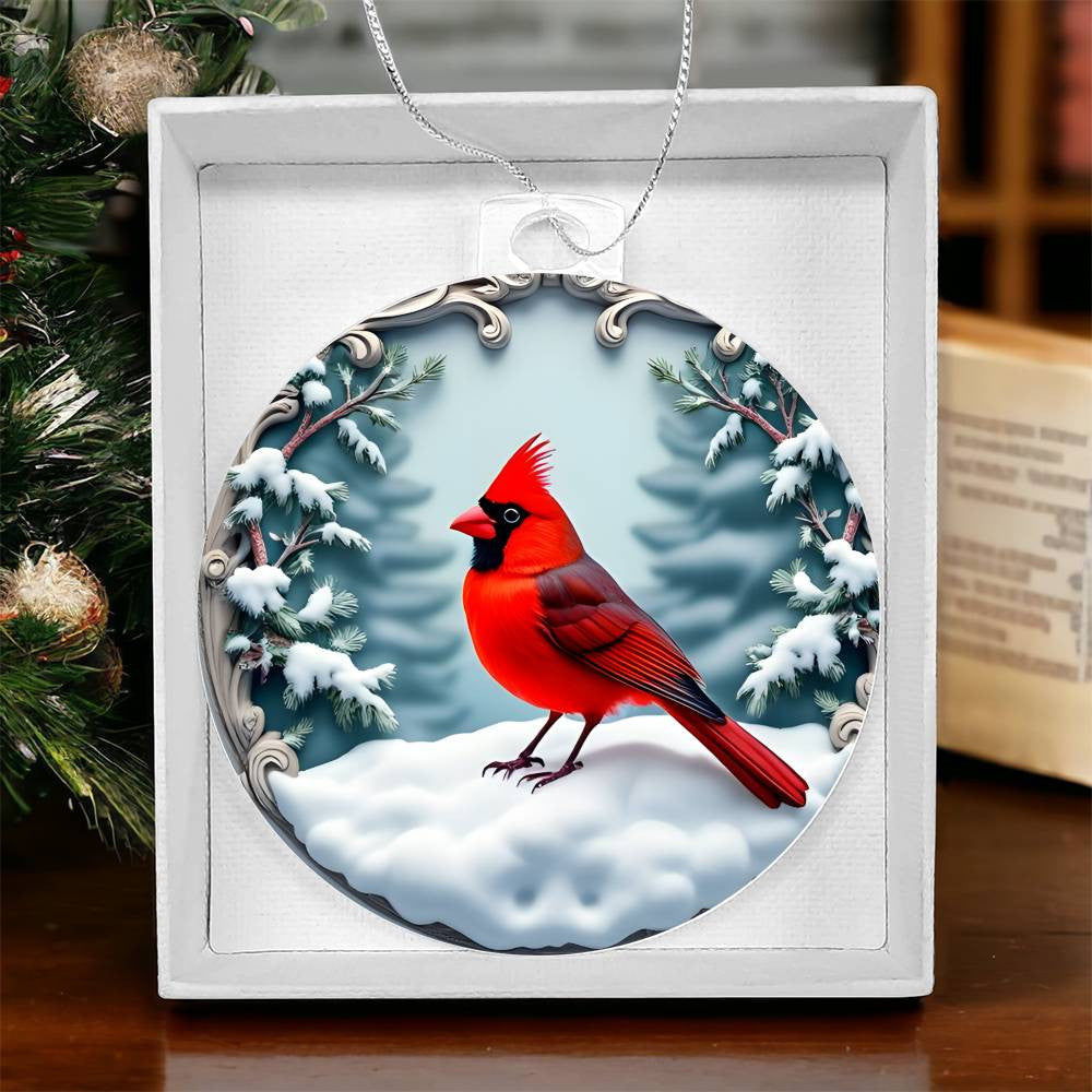 Cardinal Christmas Ornament