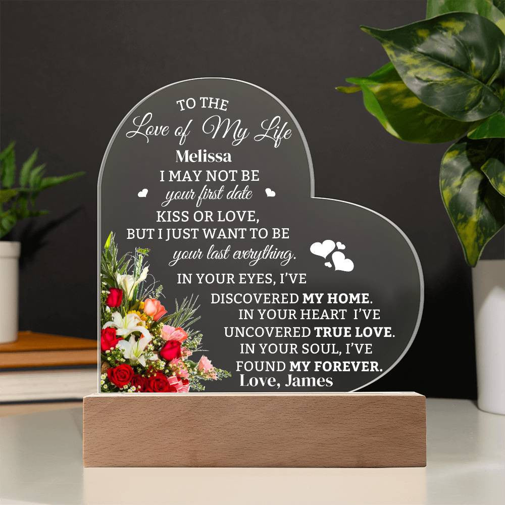 Soulmate Heart Plaque Gift-[Heartfelt Family Gift]