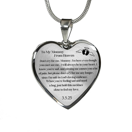MIscarriage Baby loss necklace gift for mom-[Heartfelt Family Gift]