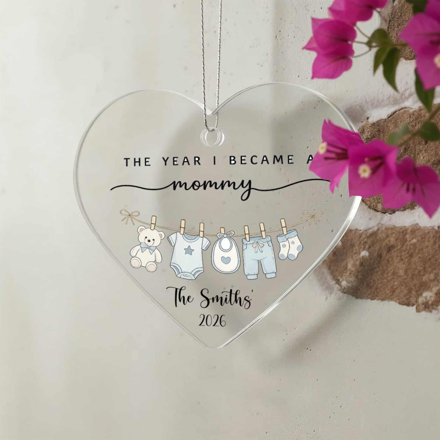 1st Christmas As Mom New Parent Ornament