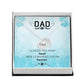 Dad Memorial Necklace Angel Wing Charm-[Heartfelt Family Gift]