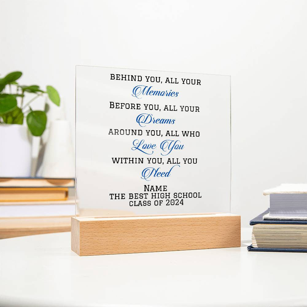 Class of 2025 Graduation Gift Plaque-[Heartfelt Family Gift]