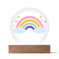 Rainbow Baby  Name Night light-[Heartfelt Family Gift]