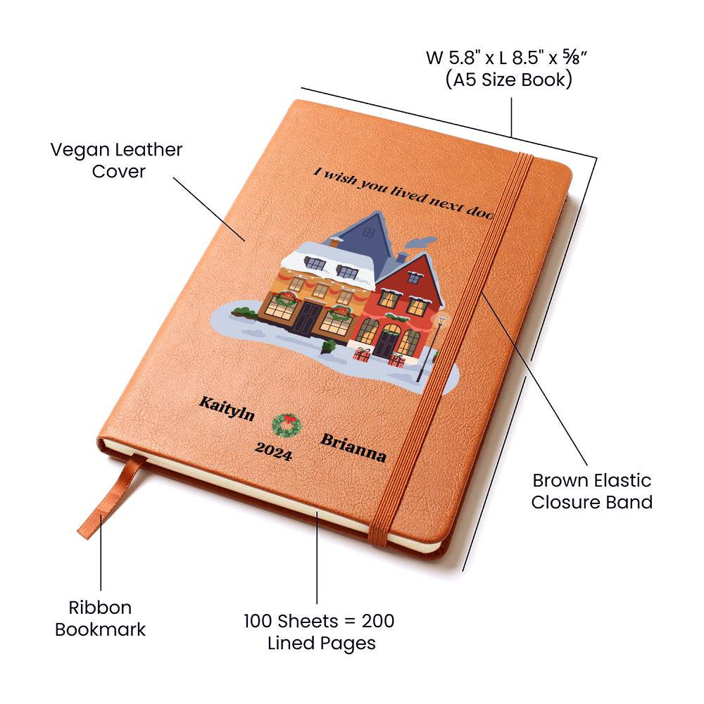I wish you lived next door Journal Gift for Friend-[Heartfelt Family Gift]