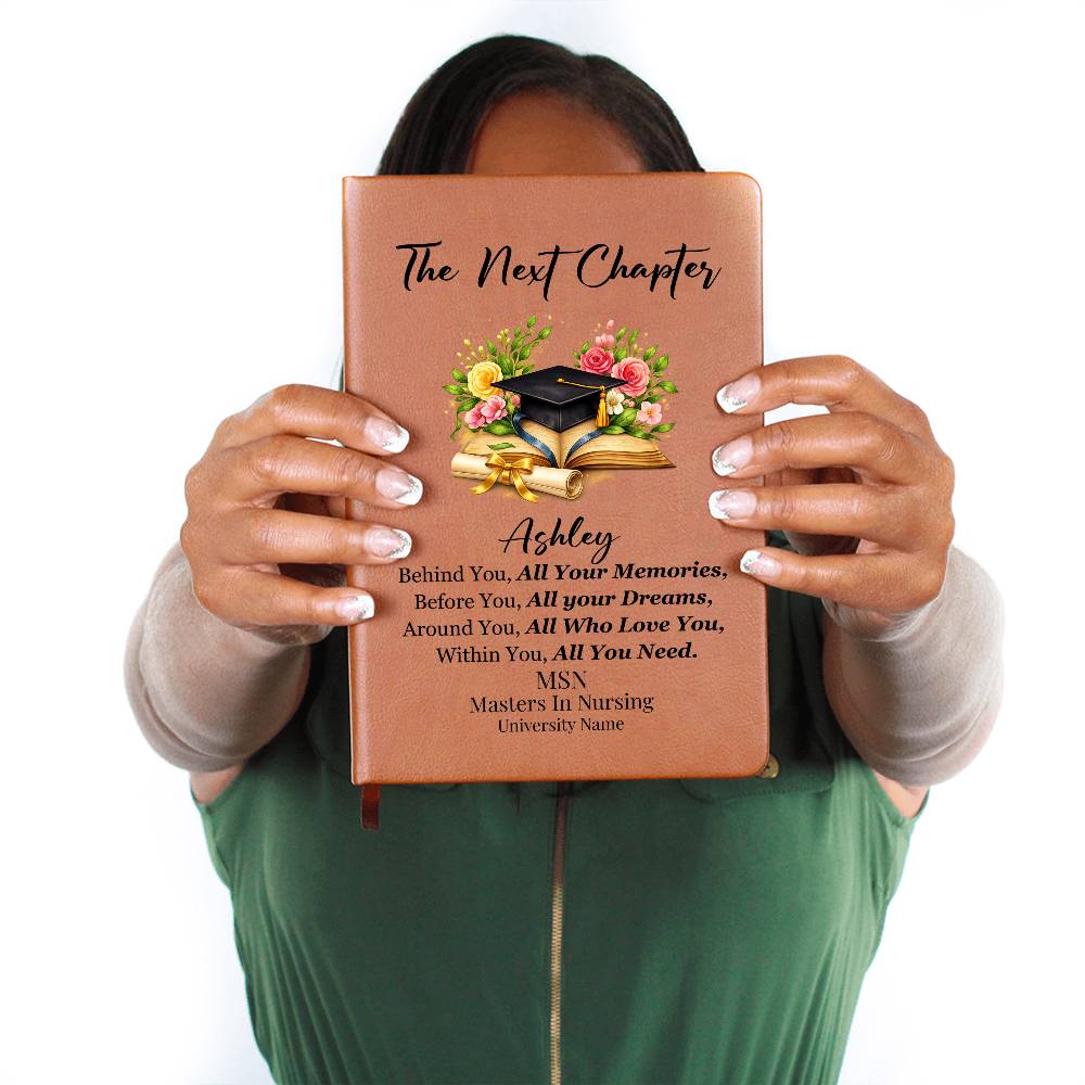Personalized College Nursing Graduation Journal Gift for BSN MSN