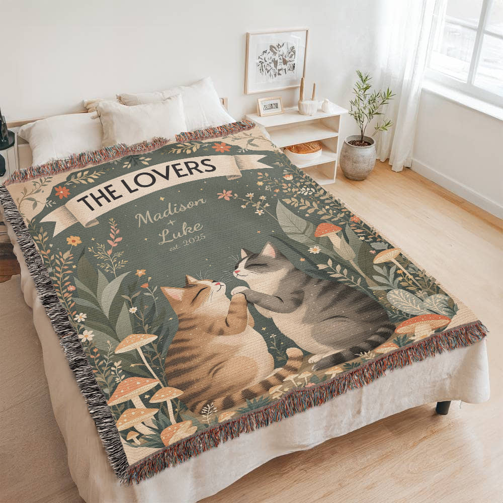 Lovers Cat Blanket