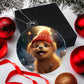 Cute Puppy Dog Acrylic Christmas Ornament-[Heartfelt Family Gift]