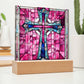 Faux Stained Glass Cross Acrylic Plaque Gift for Girl-[Heartfelt Family Gift]