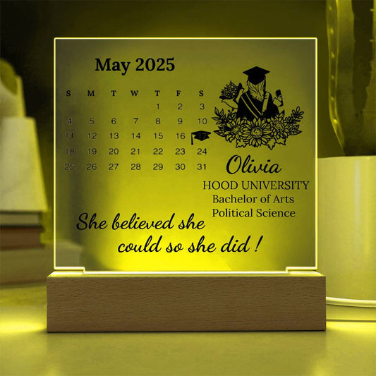 Personalized Graduation Plaque for 2025 Graduate-[Heartfelt Family Gift]