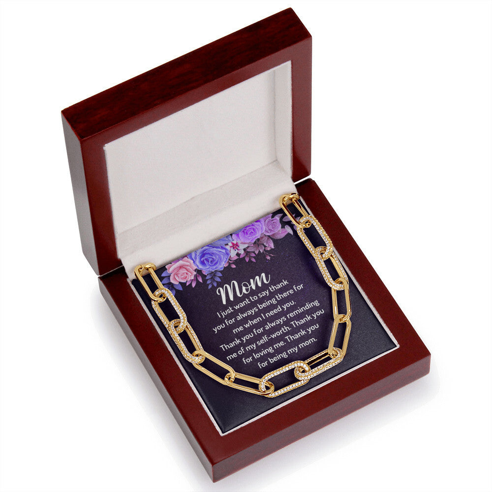 Mom Forever Linked Necklace-[Heartfelt Family Gift]