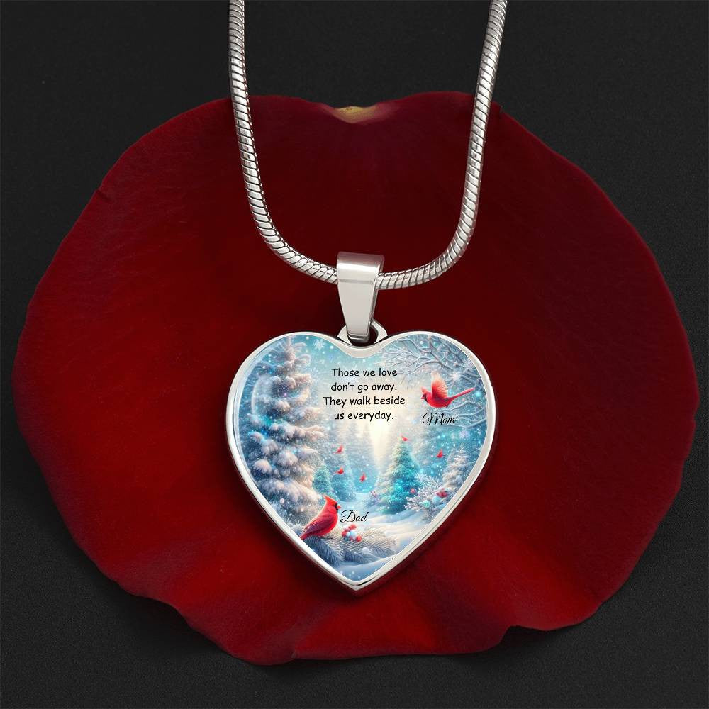 Heart Necklace with Engraving-[Heartfelt Family Gift]
