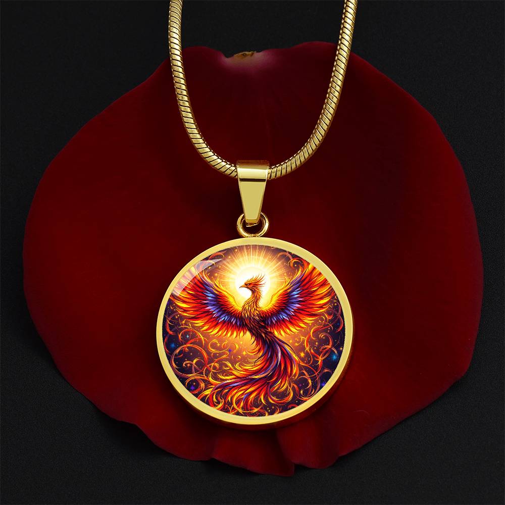 Rising Phoenix Pendant Necklace