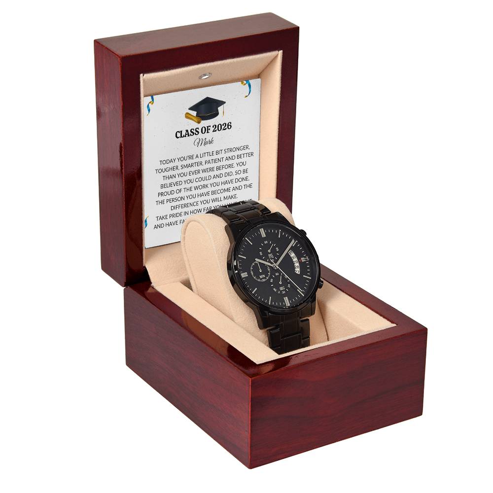 Class of 2026 Graduation Gift Chronograph Watch