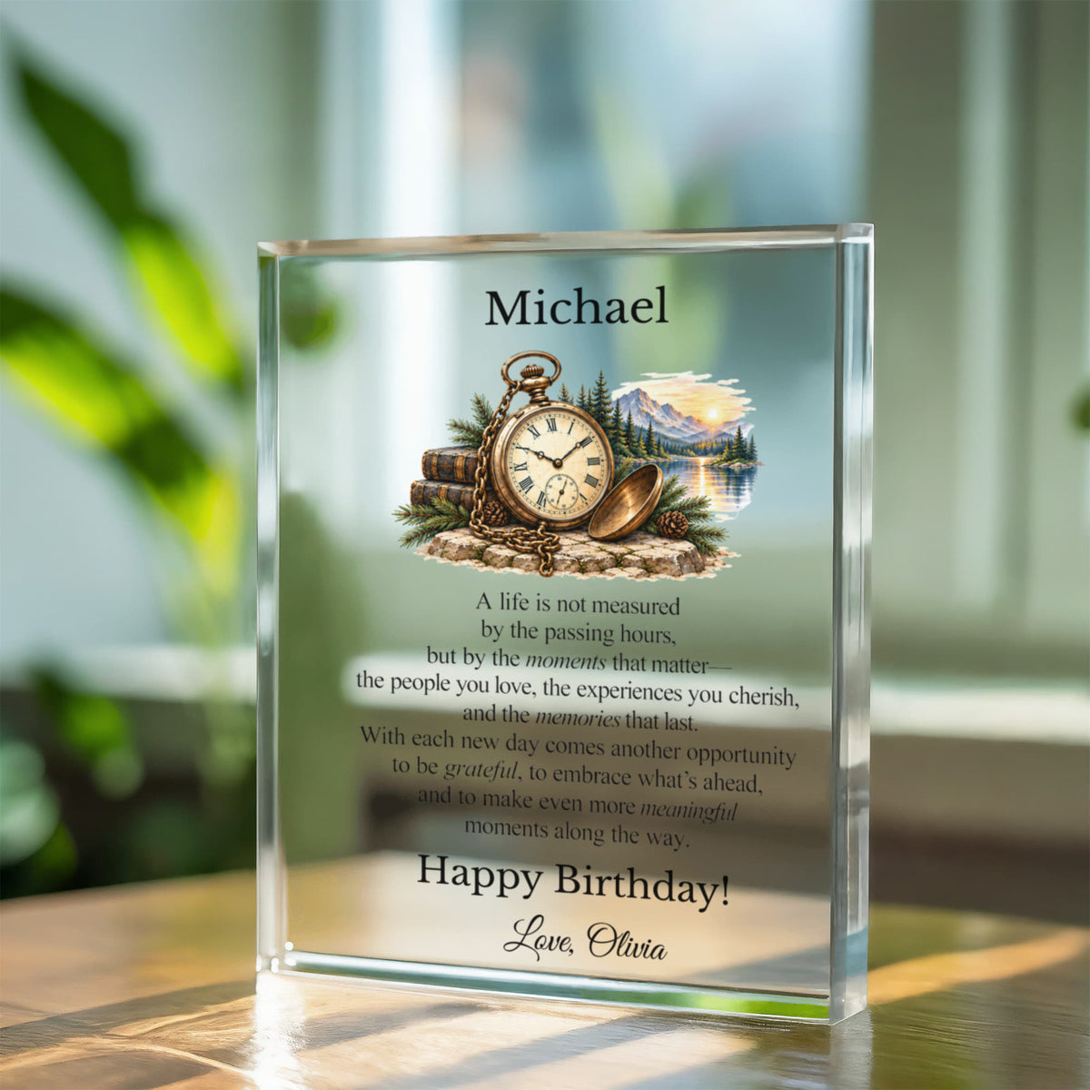 Birthday Plaque