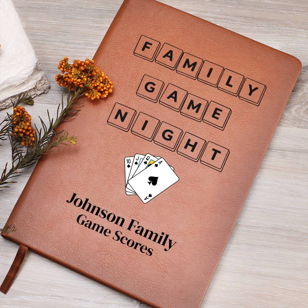 Family Game Night Game Scorebook