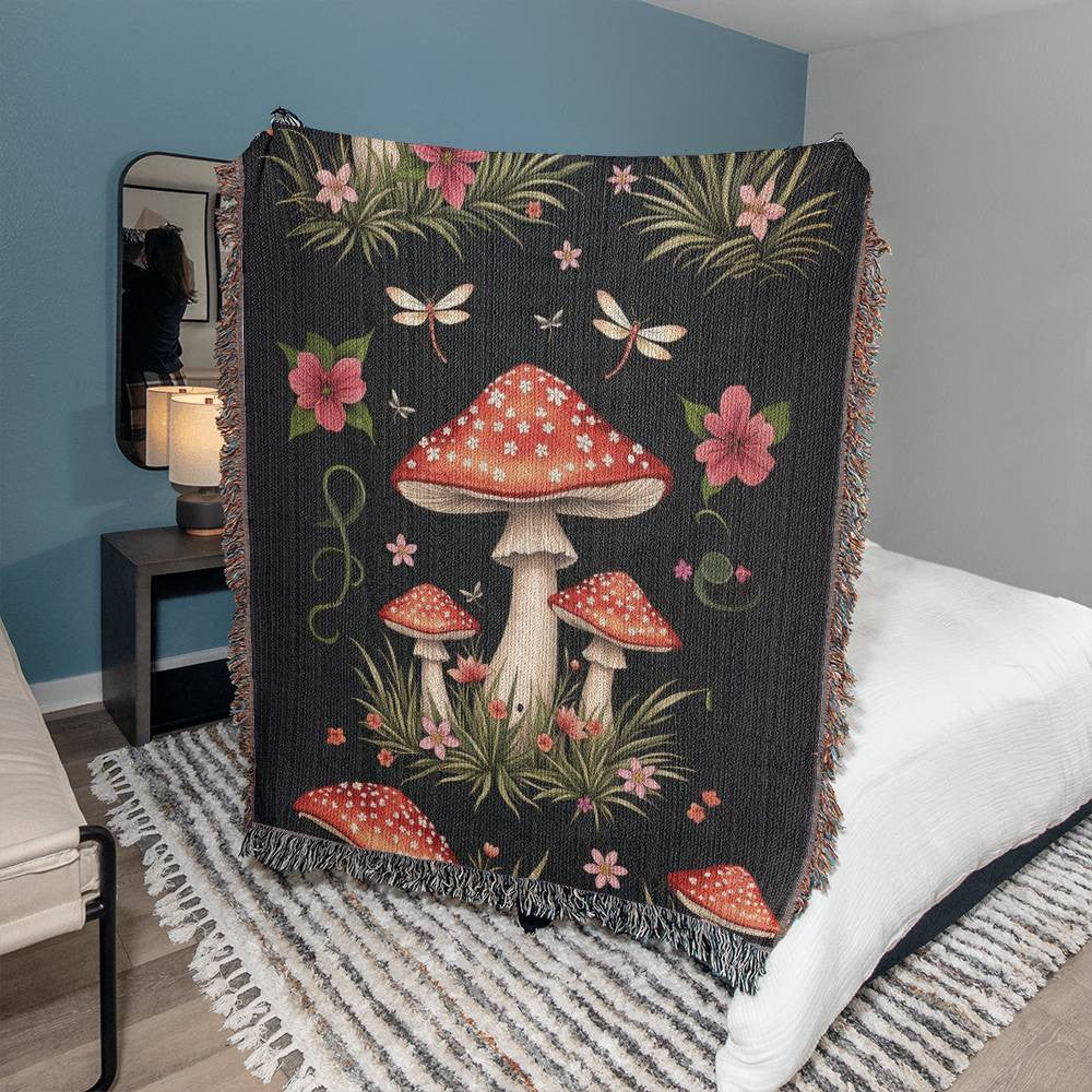 Heirloom Artwork Woven Blanket (Portrait)-[Heartfelt Family Gift]