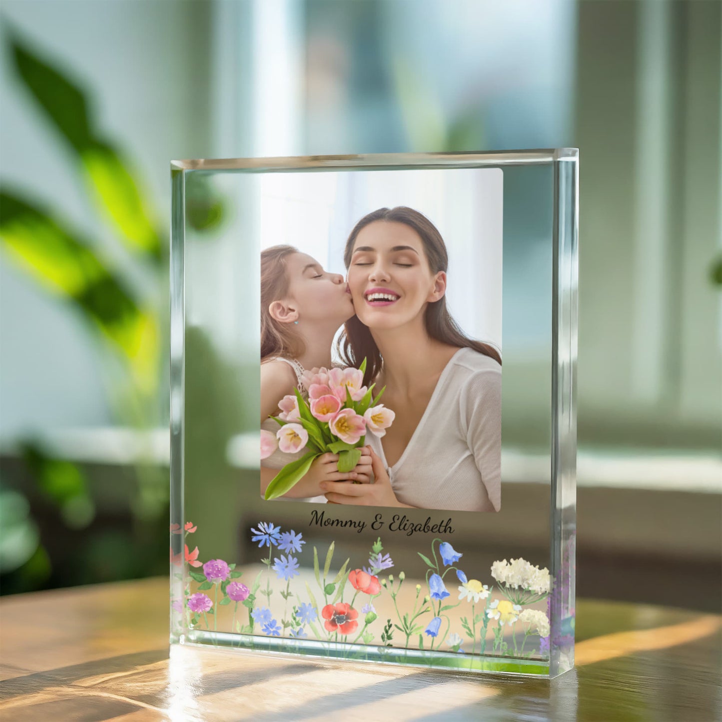 Mommy & Me Photo Acrylic Block