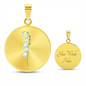 May Birth Flower Lily of the Valley Engraved Necklace-[Heartfelt Family Gift]
