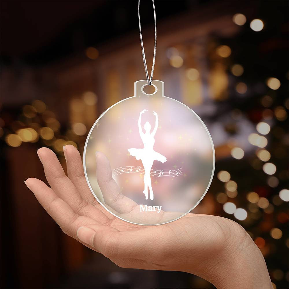 Personalized Ballet Christmas Ornament-[Heartfelt Family Gift]