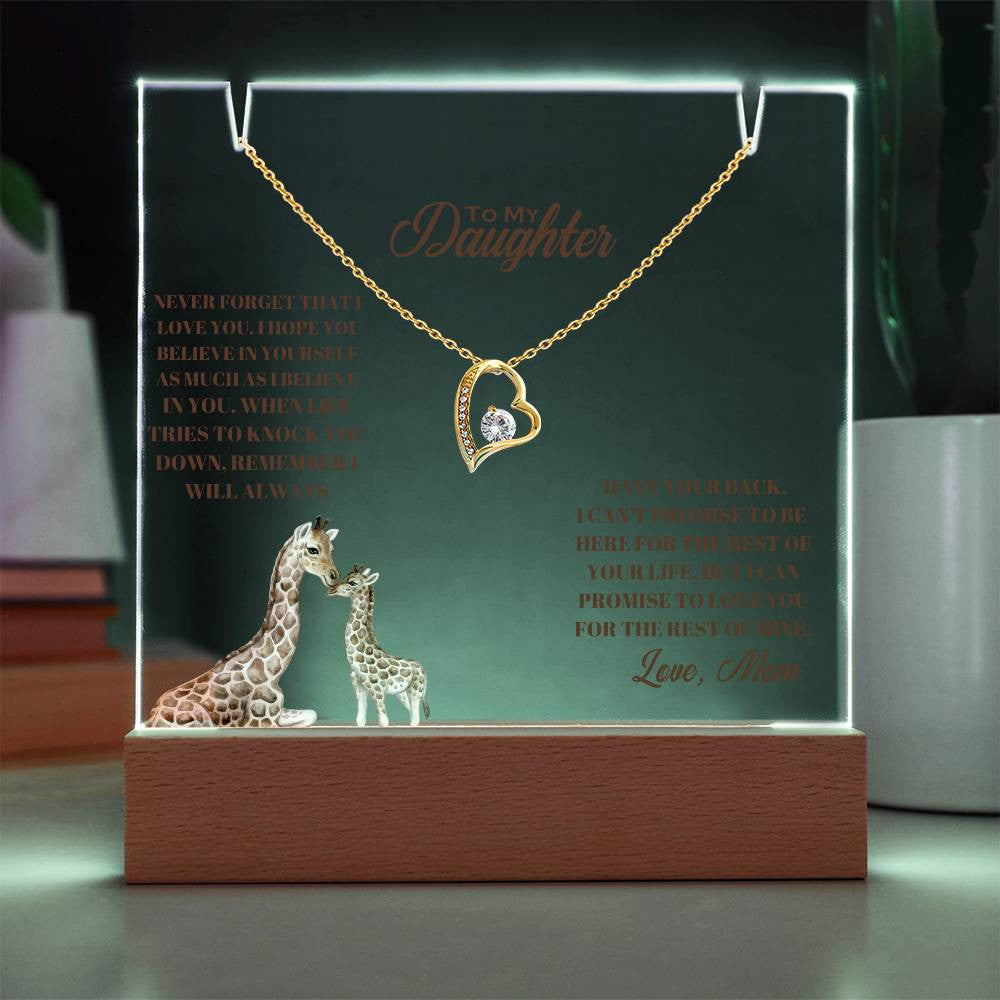 Daughter  Keepsake Acrylic Bundle (Love Knot)-[Heartfelt Family Gift]