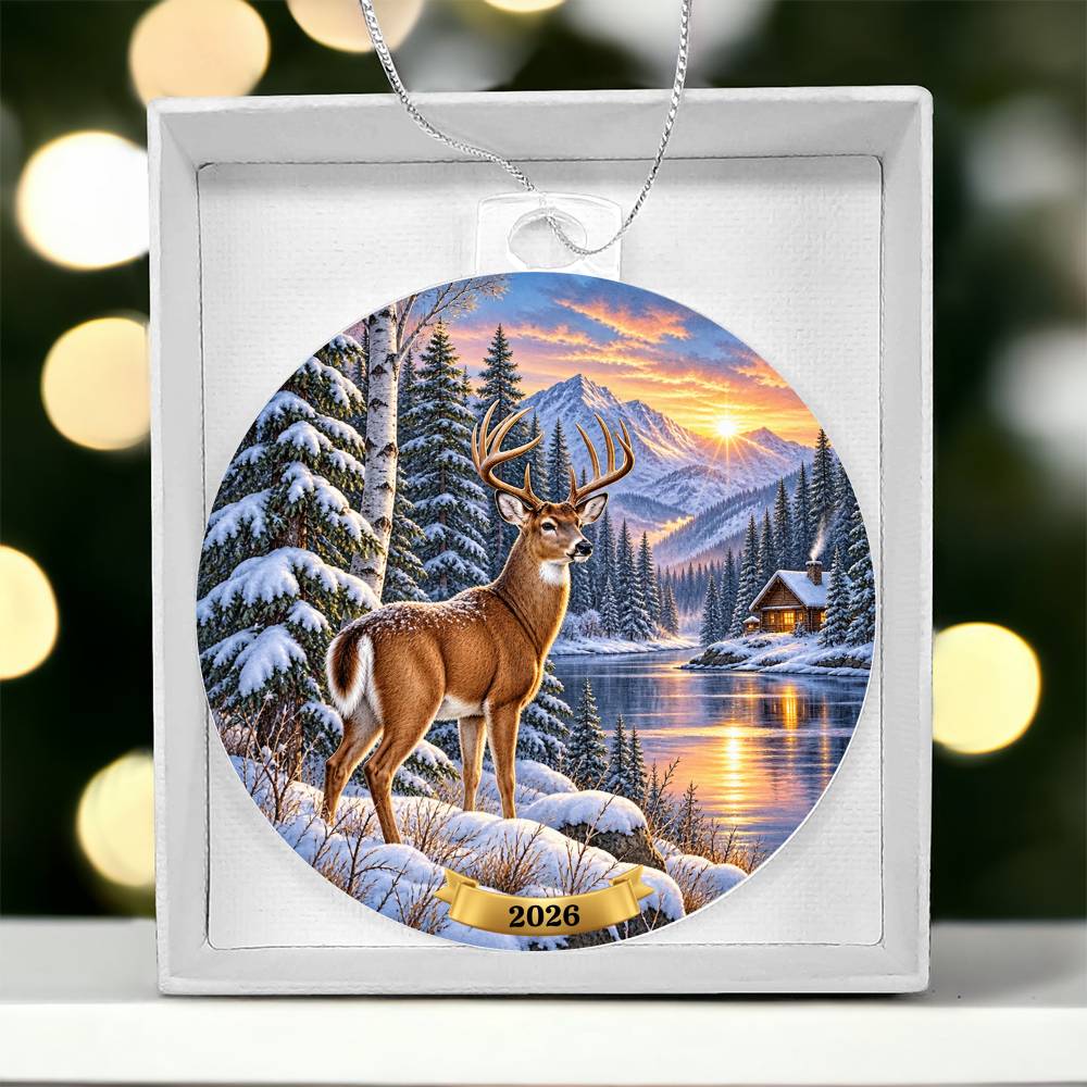 Deer Christmas Ornament