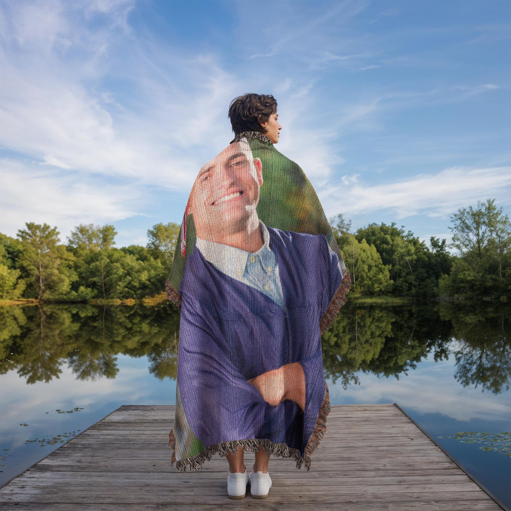 Graduation Blanket Woven Cotton Throw-[Heartfelt Family Gift]
