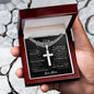 Grandson Engraved Cross-[Heartfelt Family Gift]