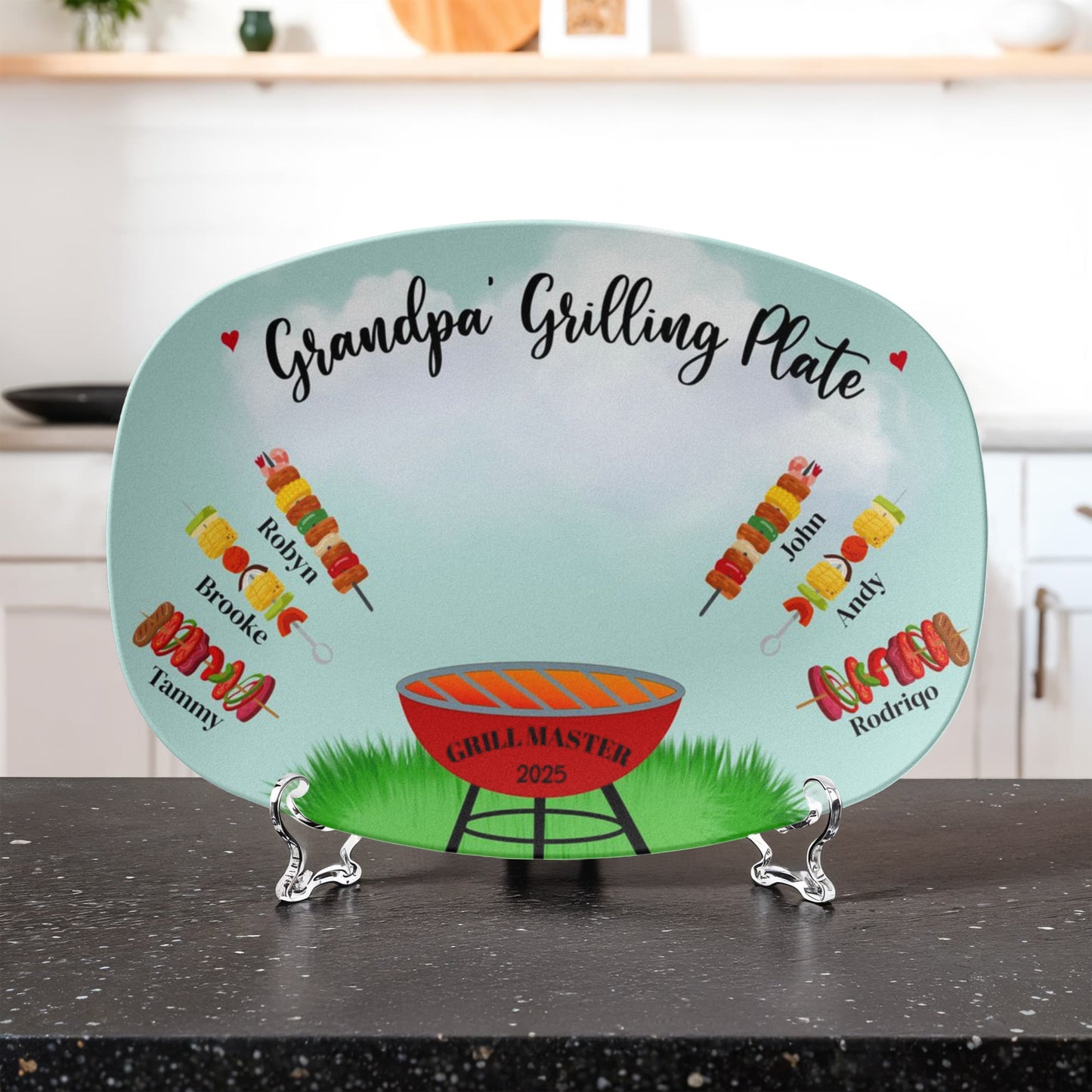 Grandpa's Grilling Platter 10”x14” Platter