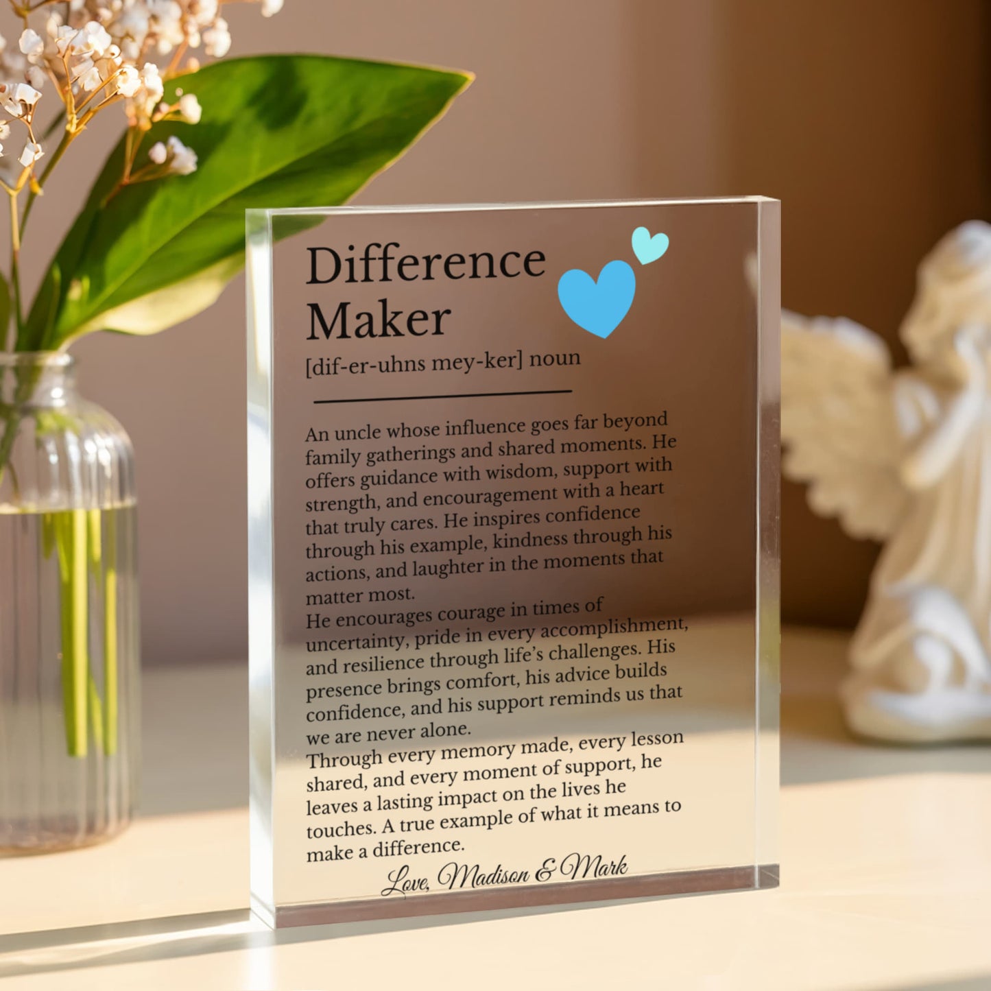 Uncle Personalized Plaque