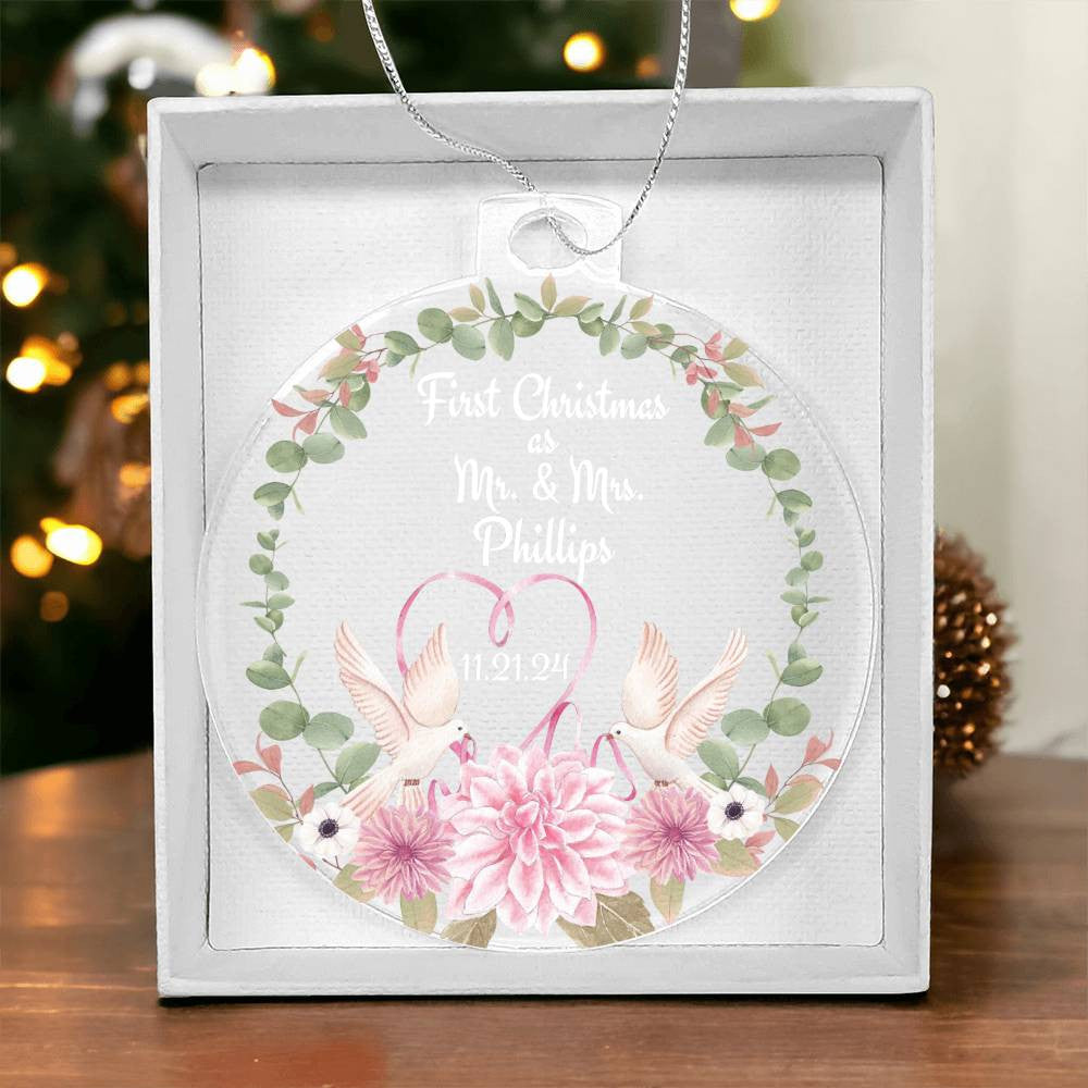 First Christmas as Mr & Mrs Ornament-[Heartfelt Family Gift]