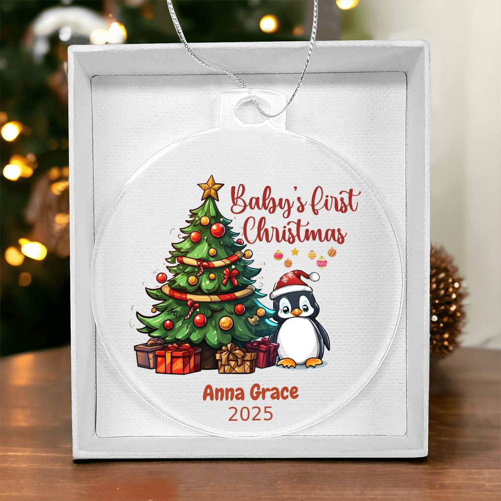 Baby's 1st Christmas Ornament-[Heartfelt Family Gift]