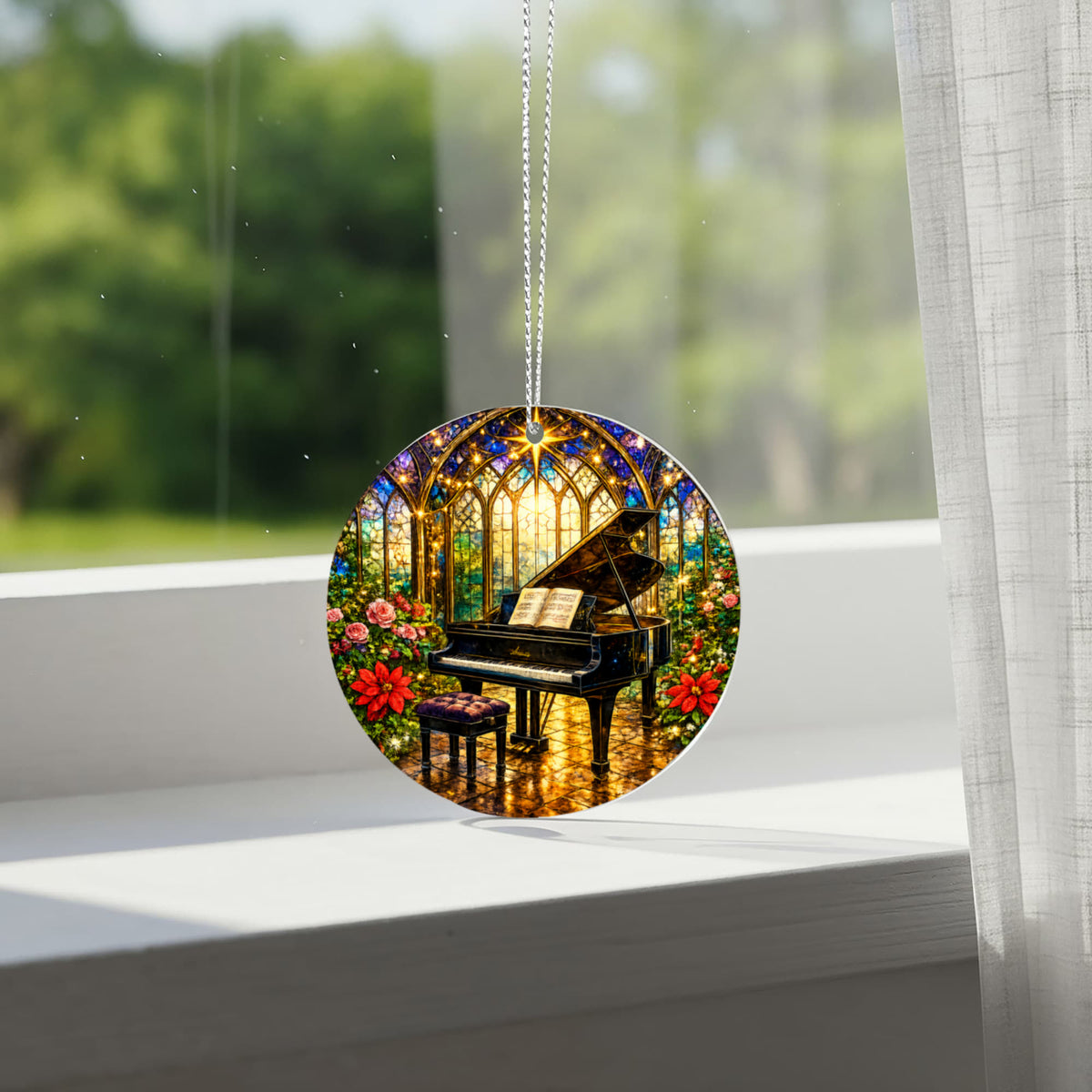 Acrylic Circle Ornament