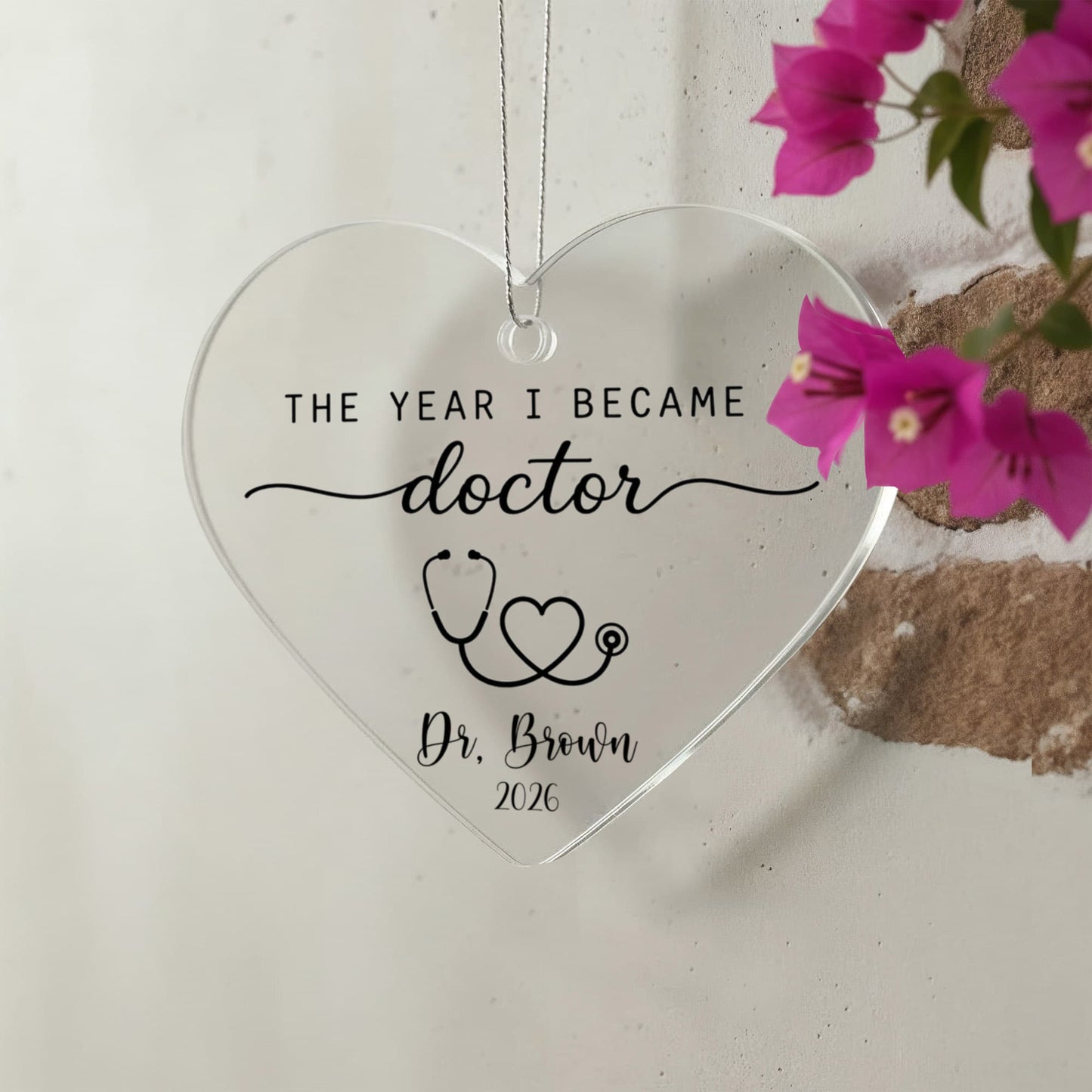 1st Christmas As A Doctor Ornament
