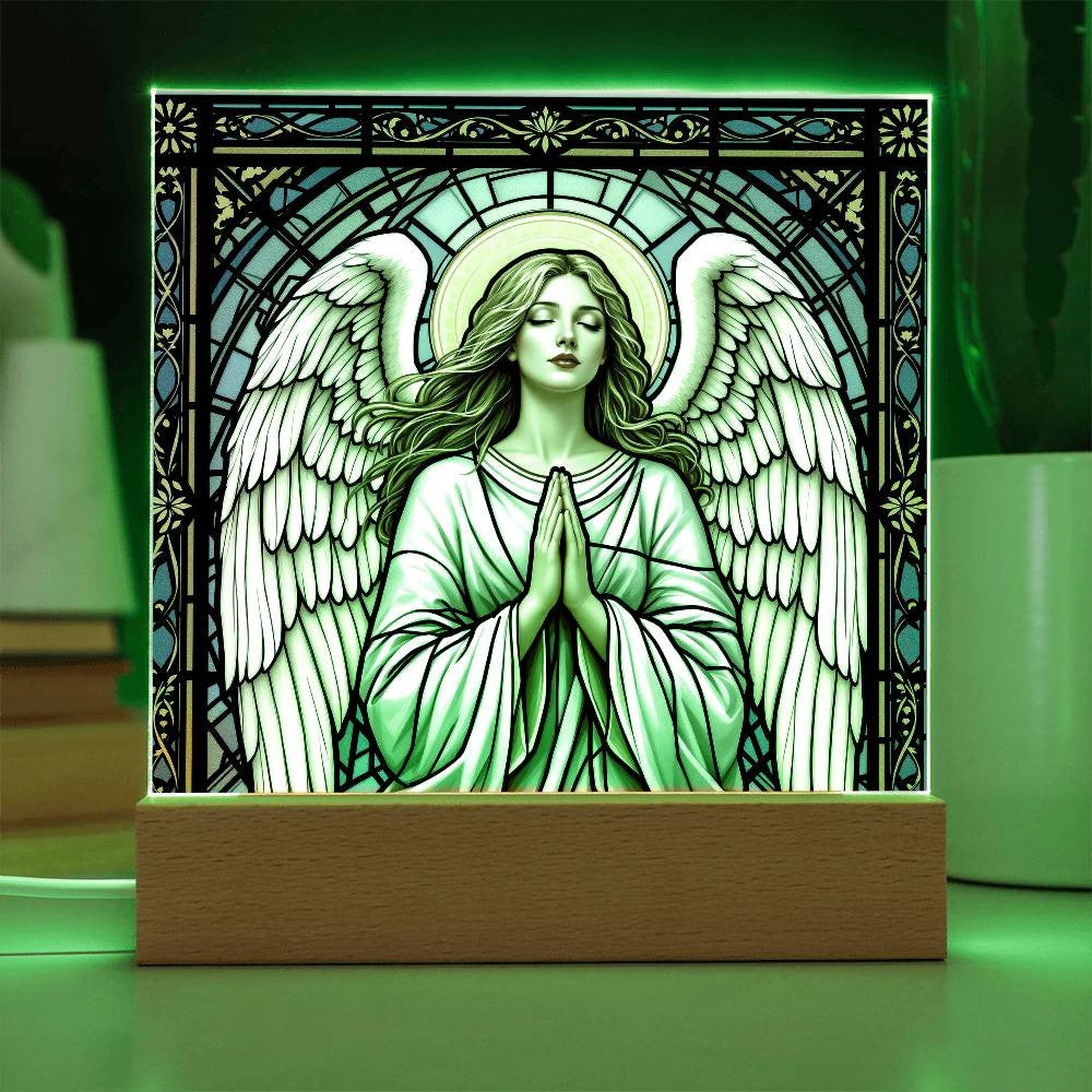 Guardian Angel Christmas Rememberance LED Plaque Decor-[Heartfelt Family Gift]