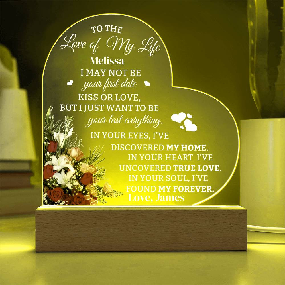 Soulmate Heart Plaque Gift-[Heartfelt Family Gift]