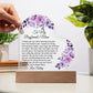 Boyfriends Mom Acrylic Heart Plaque-[Heartfelt Family Gift]