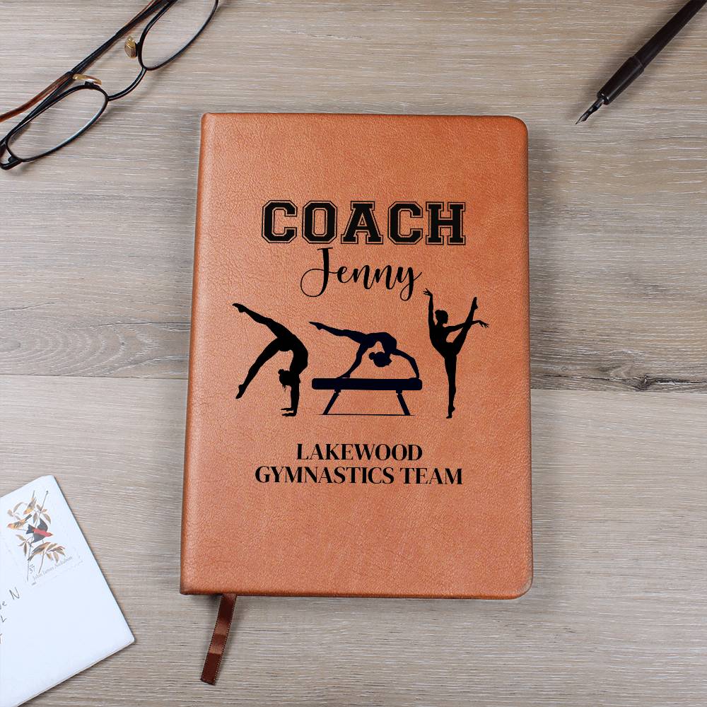 Gymnastics Coach Journal Gift