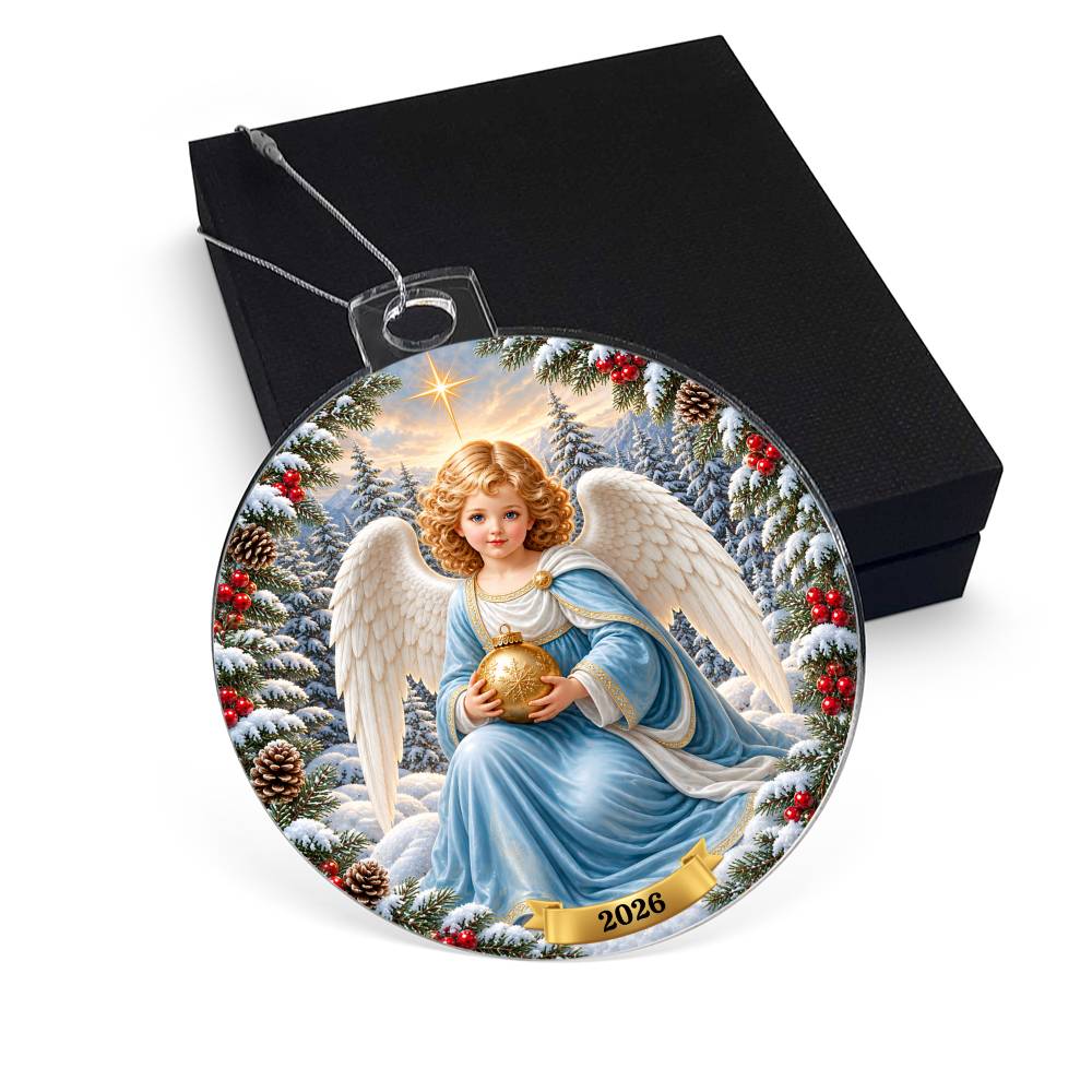 Angel Cherub Christmas Tree Ornament