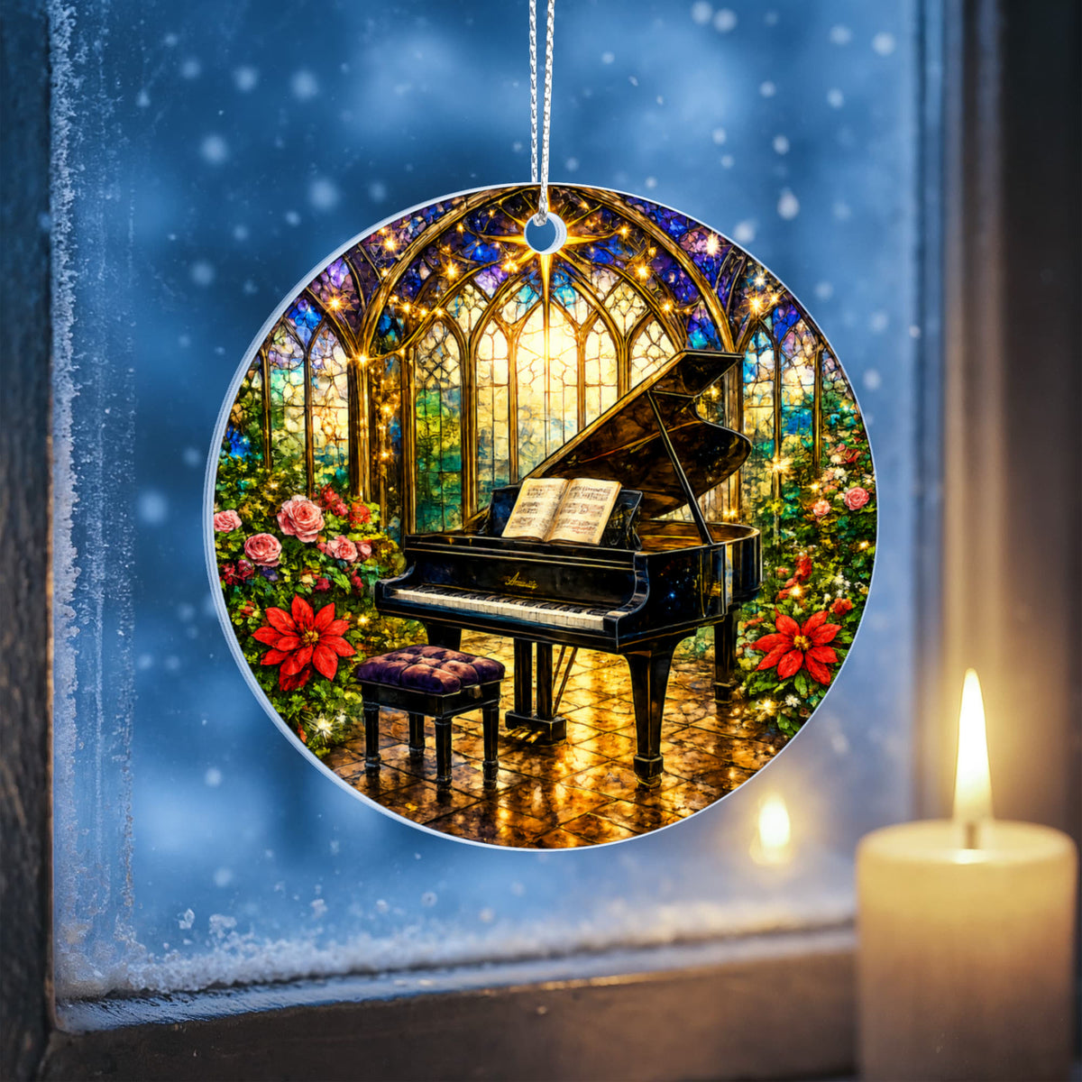 Acrylic Circle Ornament