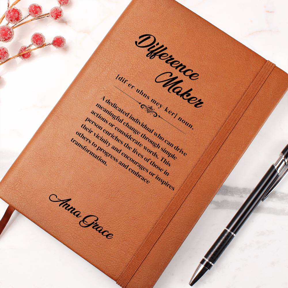 Difference Maker Personalized Journal